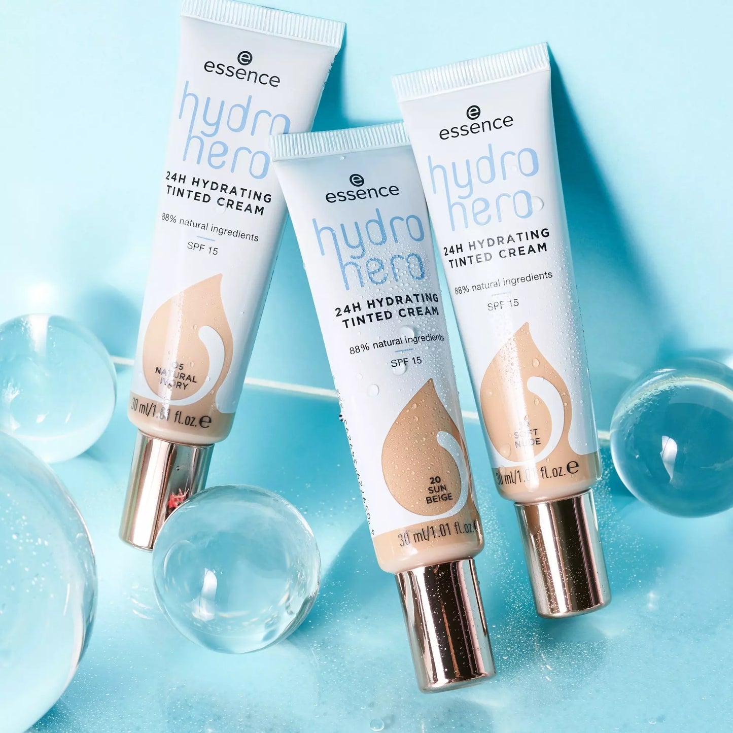 Essence Hydro hero 24h COLORED FACE CREAM MOISTURIZING EFFECT 10 soft nude