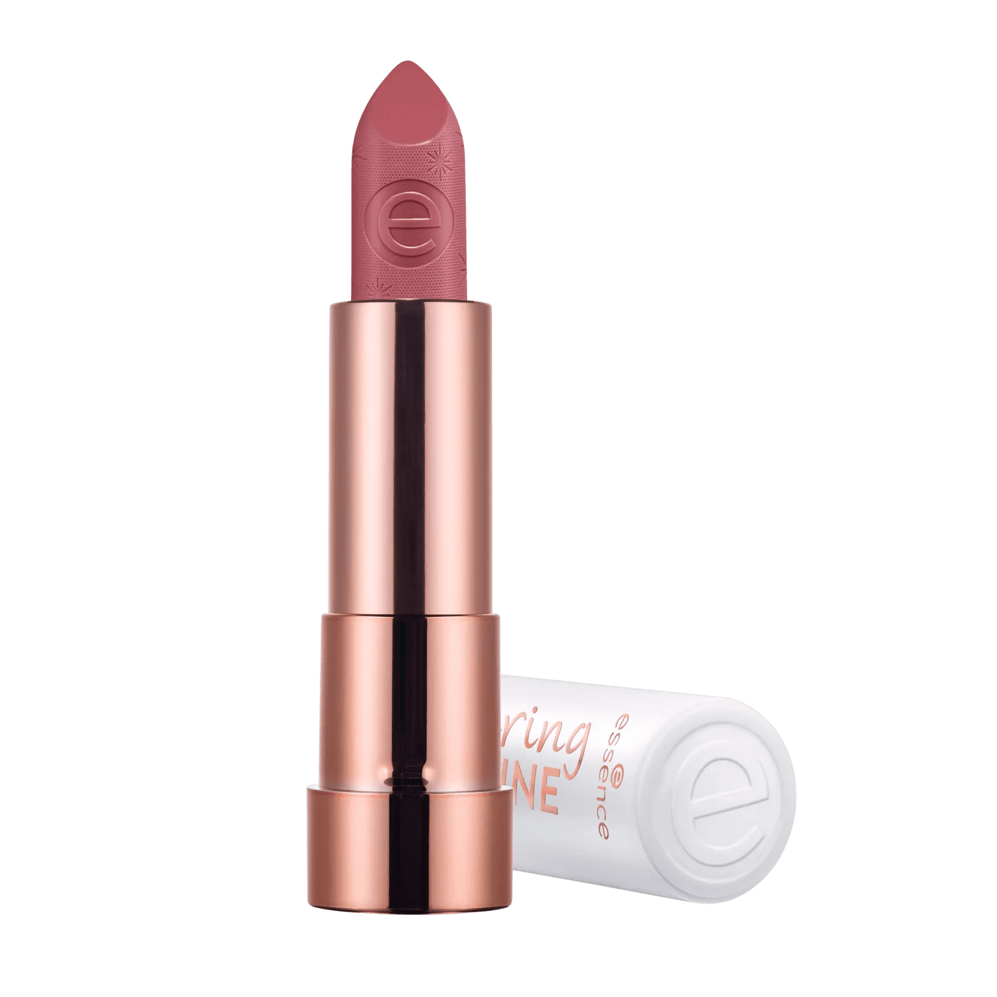 Essence Caring SHINE vegan collagen lipstick 204 My way