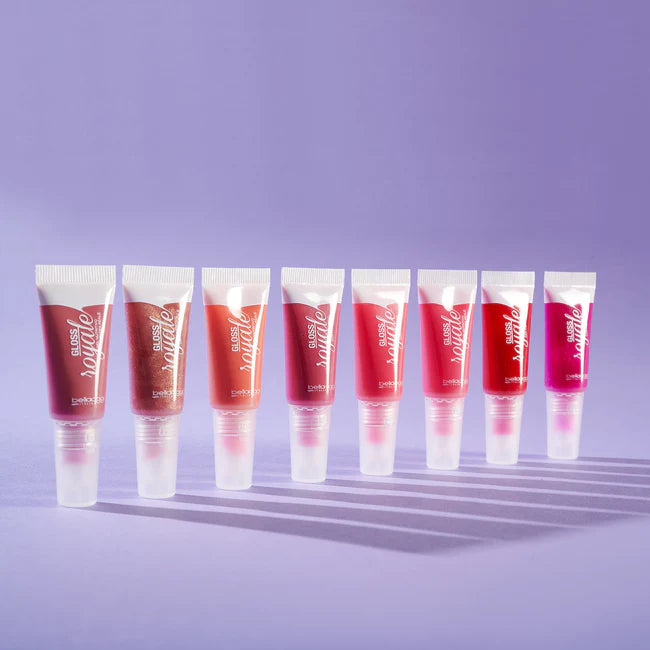 BellaOggi Gel Lip Gloss GLOSS ROYALE Holiday Red 007