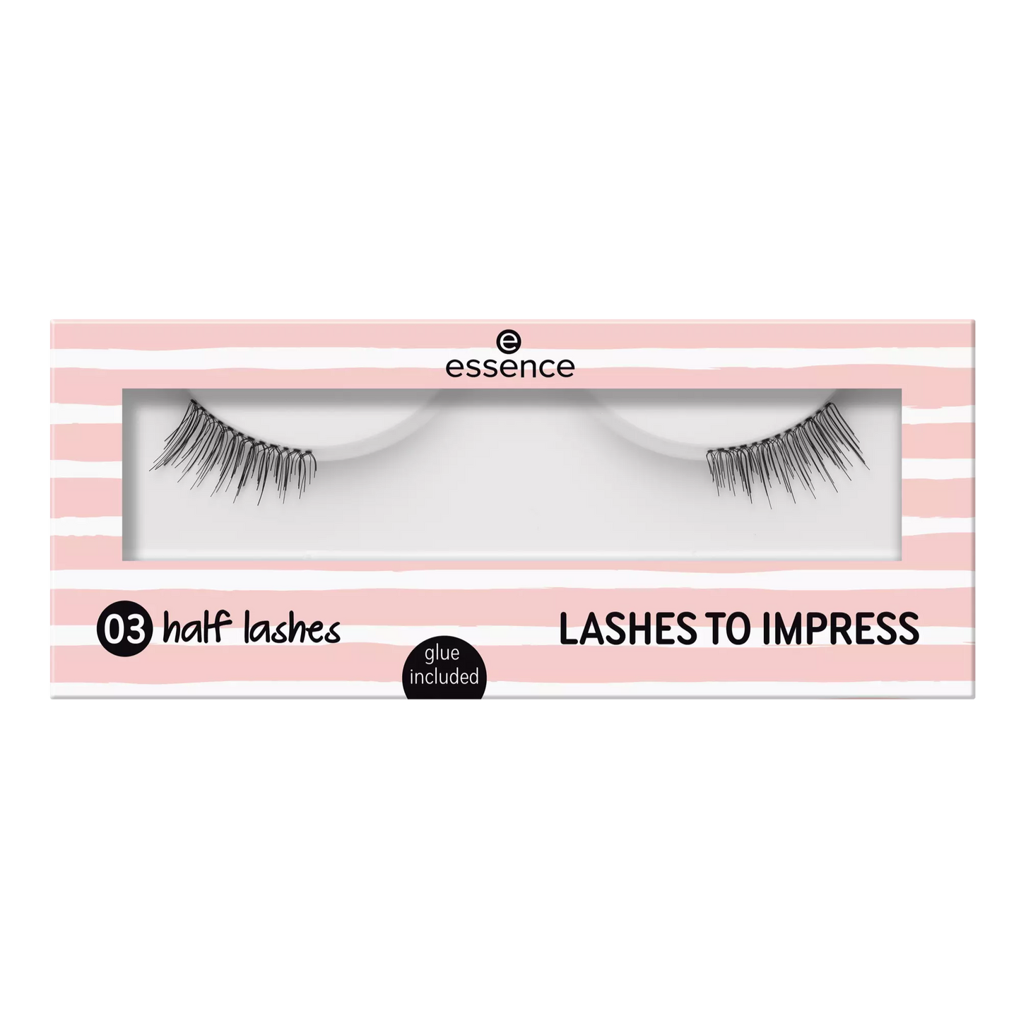 Essence LASHES TO IMPRESS false eyelashes 03 half lashes 
