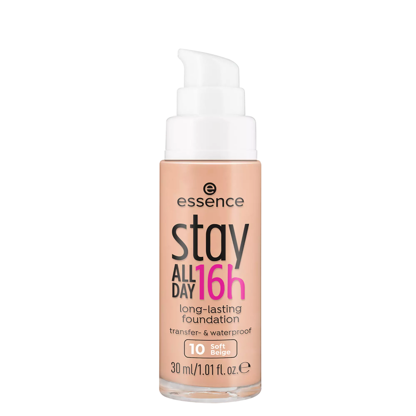 Essence Stay ALL DAY 16h long-lasting face foundation 10 soft beige 