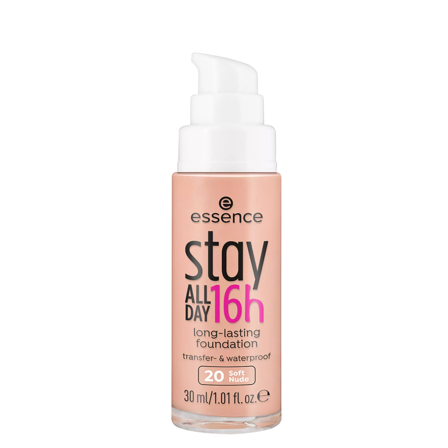 Essence Stay ALL DAY 16h long-lasting face foundation 20 soft nude 