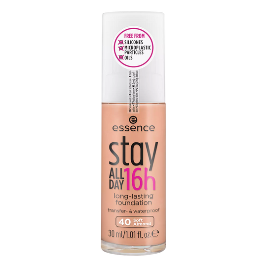 Essence Stay ALL DAY 16h long-lasting face foundation 40 soft almond 