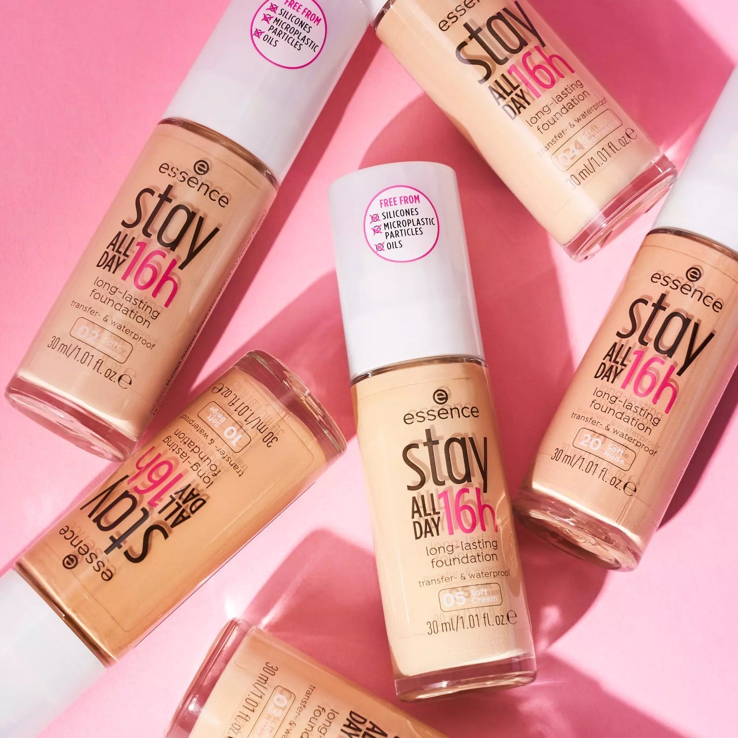 Essence Stay ALL DAY 16h long-lasting face foundation 10 soft beige 