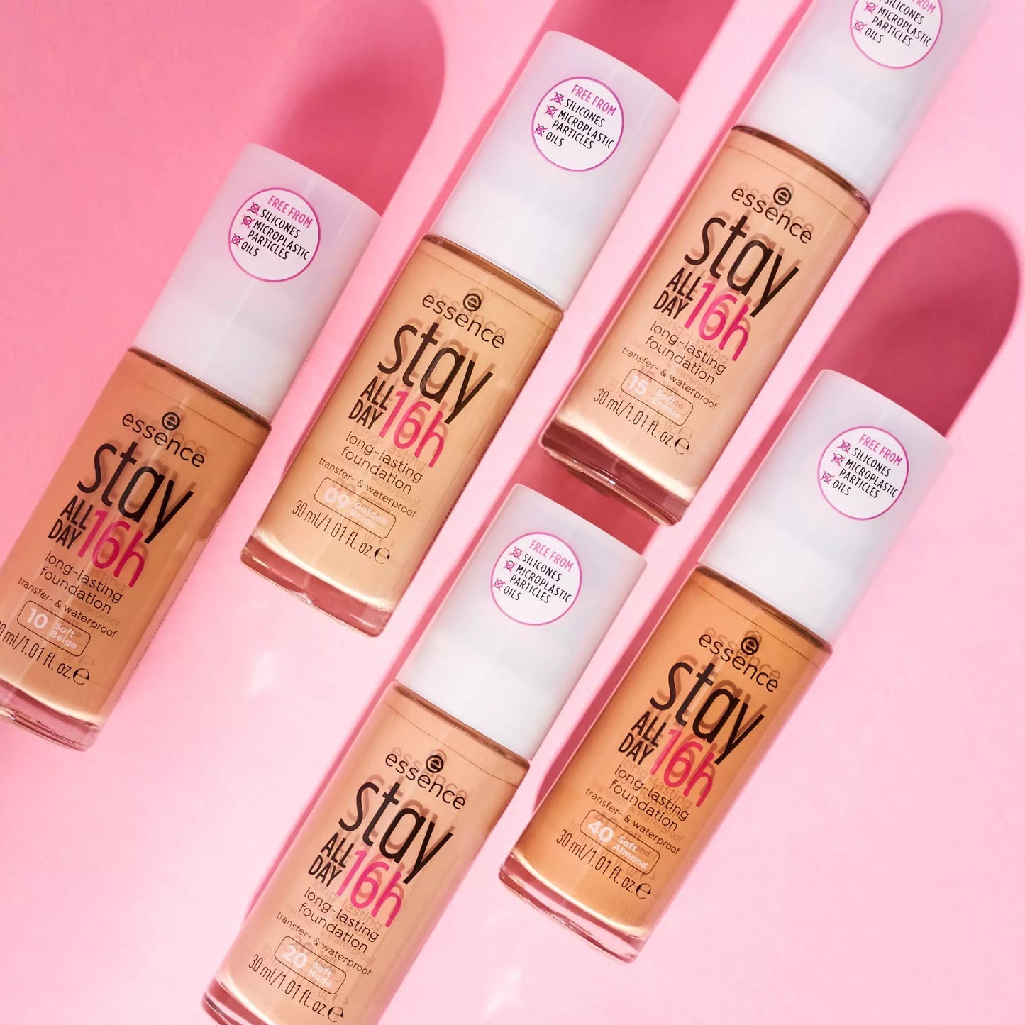 Essence Stay ALL DAY 16h long-lasting face foundation 10 soft beige 