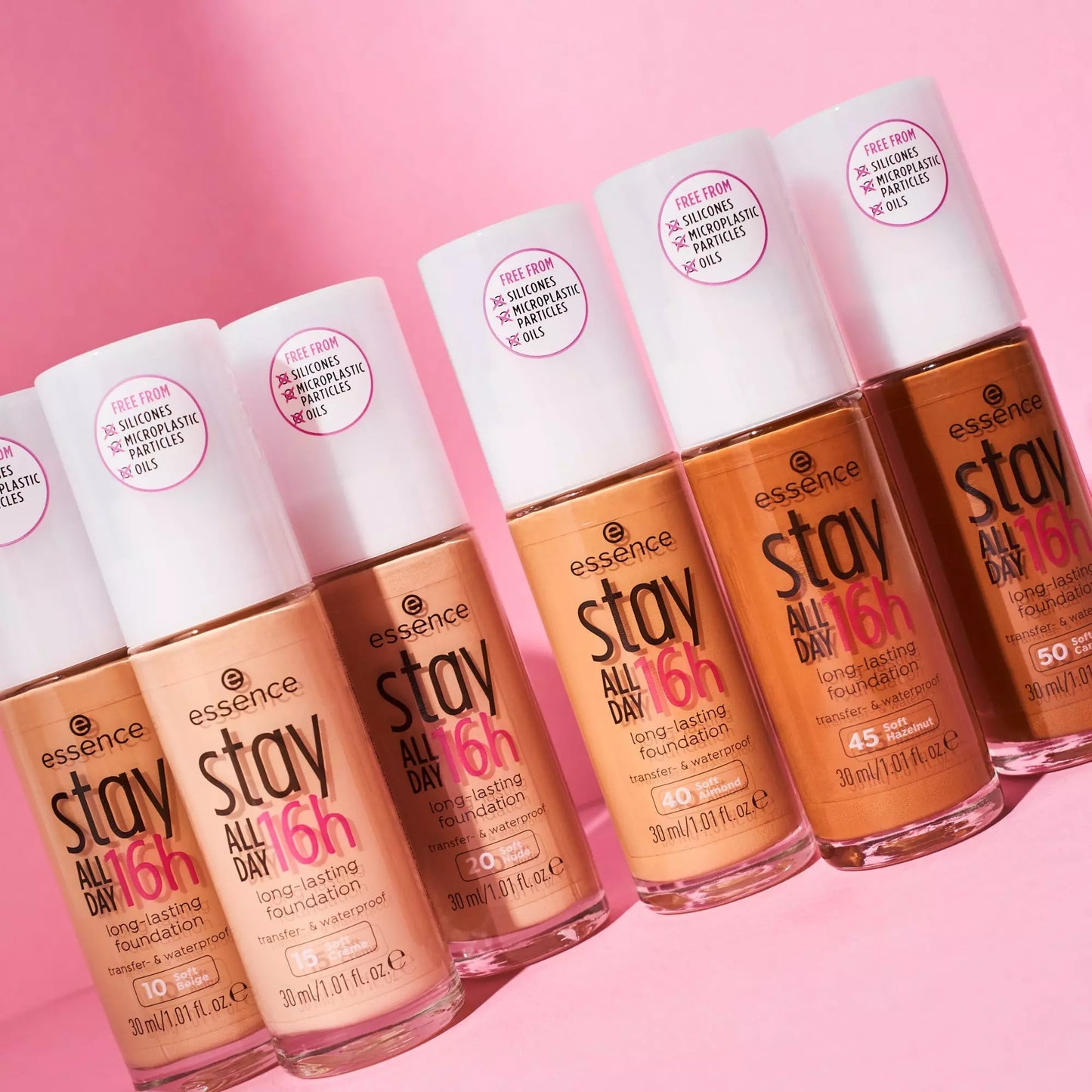Essence Stay ALL DAY 16h long-lasting face foundation 10 soft beige 