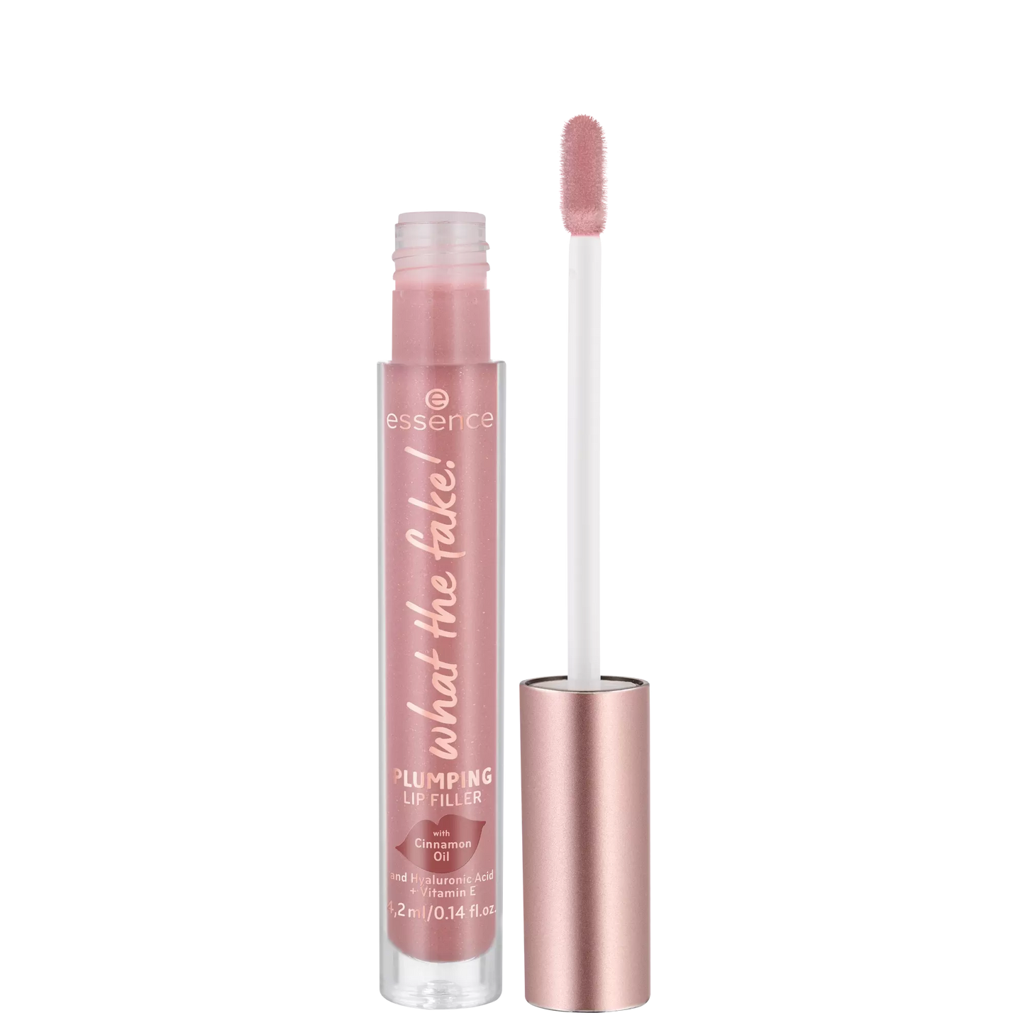 Essence What the fake! LIP GLOSS WITH VOLUMIZING EFFECT 02 oh my nude 