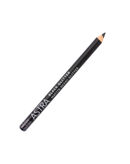 Astra Black Glitter Eye Pencil BG 